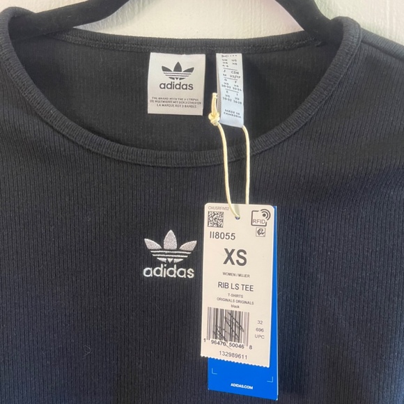 NWT! Adidas Crop Work-out Top Size XS - Picture 2 of 3